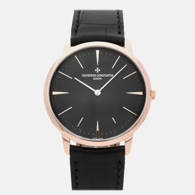 Pre-owned Vacheron Constantin Patrimony 81180/000r-9162 In Gray