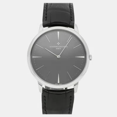 Pre-owned Vacheron Constantin Patrimony Grand Taille 81180/000p-9539 In Black