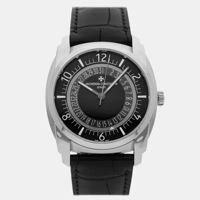 Pre-owned Vacheron Constantin Quai De L'ile 4500s/000a-b196 Automatic 41 Mm In Black