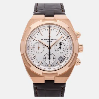Pre-owned Vacheron Constantin  Vacheron Overseas Chronograph 5500v/000r-b074 In Silver