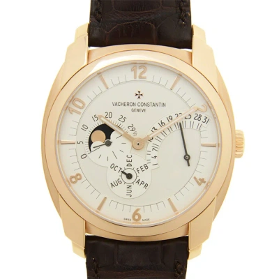 Vacheron Constantin Quai De L'ile Retrograde Annual Calendar 18kt Pink Gold Men's Watch 86040000r-i0 In Neutral