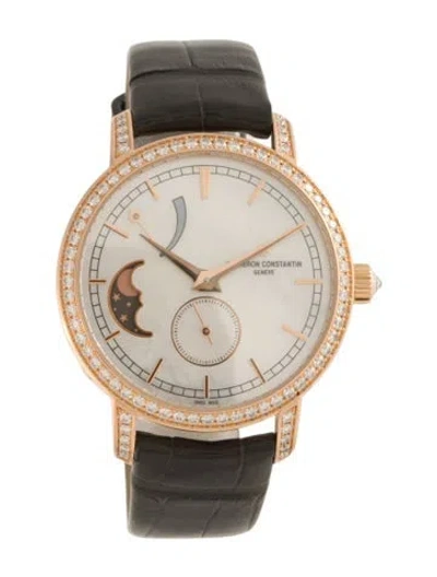Pre-owned Vacheron Constantin Traditionnelle Moon Phase Watch In Multicolor