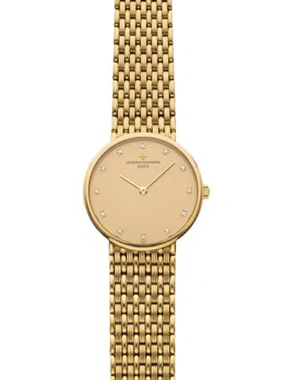 Pre-owned Vacheron Constantin Ultra Thin Watch, 32mm In Multi