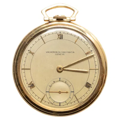 Pre-owned Vacheron Constantin Vacheron & Constantin Vintage Yellow Gold Pocket Watch