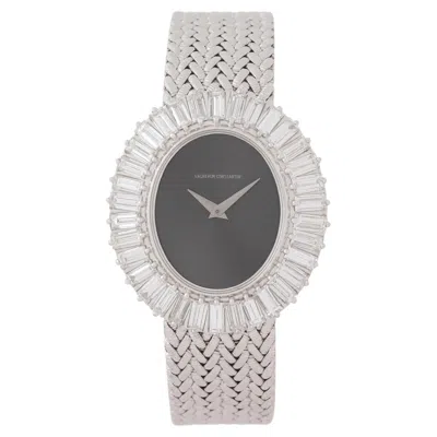 Pre-owned Vacheron Constantin Vintage  18 Karat White Gold And 4.20 Carats Baguettes Watch