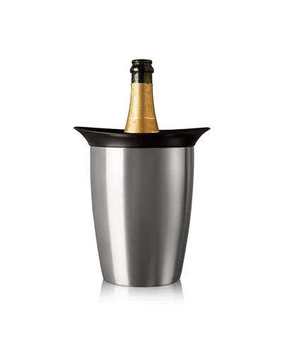 Vacu Vin Stainless Steel Champagne Active Cooler In Gray