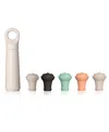 Vacu Vin Wine Saver Loop And Stopper Bundle In Sand