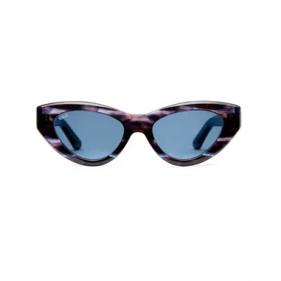 Vada Catfish Sunglasses In Blue