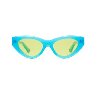 Vada Catfish Sunglasses In Blue