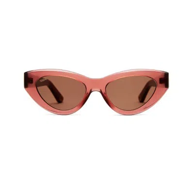 Vada Catfish Sunglasses In Brown