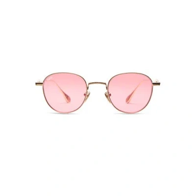 Vada Orb Sunglasses In Gold
