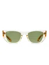 Vada Square-frame Sunglasses In Green