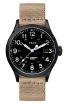 Vaer C5 Tactical Field Solar Watch, 40mm In Black