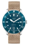 Vaer Ds2 Meridian Navy Solar Watch, 39mm