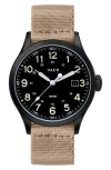 Vaer S5 Tactical Field Nylon Strap Watch, 40mm In Black