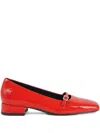 Vagabond 25mm Debbi Buckle-detail Pumps In Orange