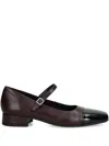 Vagabond 25mm Debbi Contrasting-toe Strap Pumps In Brown