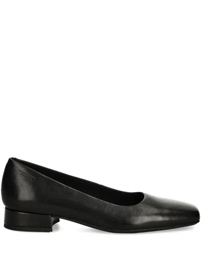 Vagabond 25mm Debbi Square-toe Flap Pumps In Black