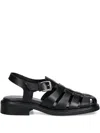 Vagabond 25mm Ellis Caged Sandals In Black
