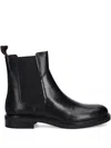 Vagabond 25mm Freya Elasticated Chelsea Boots In Black