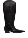Vagabond 35mm Cassie Pointed-toe Cowboy Boots In Black