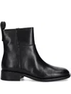 Vagabond 38mm Sheila Zip Block-heel Ankle Boots In Black