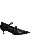 Vagabond 47mm Lykke Double-strap Pumps In Black