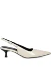 Vagabond 47mm Lykke Slingback Pointed-toe Pumps In Neutral
