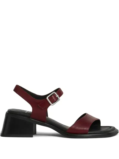 Vagabond 53mm Ines Ankle-strap Block-heel Pumps In Brown