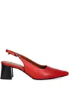 Vagabond 58mm Altea Slingback Block-heel Pumps In Red