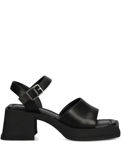 Vagabond 60mm Hennie Heeled Sandals In Black