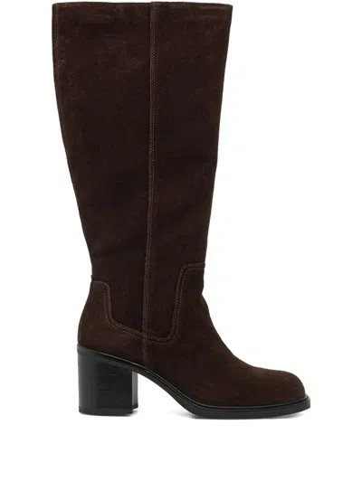 Vagabond 60mm Meryl Boots In Brown