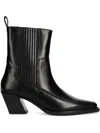 Vagabond 62mm Alina Pointed-toe Elastic-panel Boots In Multi