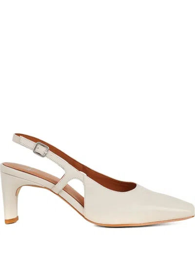 Vagabond 65mm Vendela Cut-out Slingback Pumps In Neutral