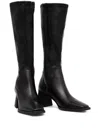 Vagabond 70mm Hedda Square-toe Block-heel Boots In Black