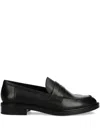 Vagabond Amina Leather Penny Loafers In Black