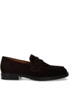 Vagabond Andrew Suede Loafers In Brown