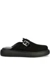 Vagabond Blenda Buckle-detail Platform Mules In Black