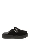 Vagabond Blenda Buckle-detail Platform Mules In Black