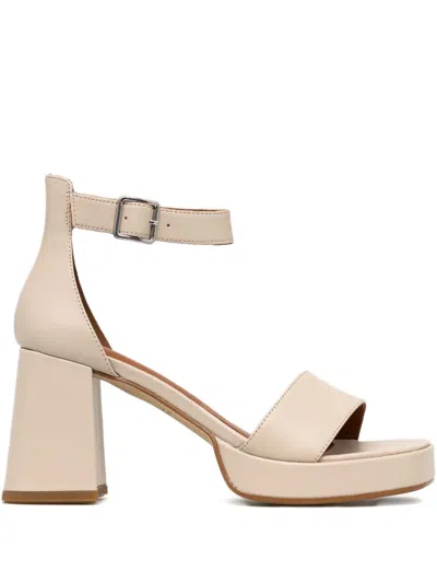 Vagabond Block-heel Ankle-strap Sandals In Neutral