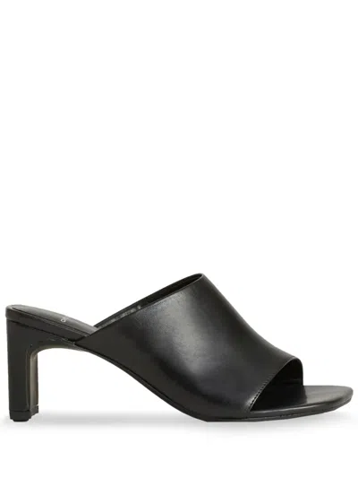Vagabond Block-heel Open-toe Mules In Black