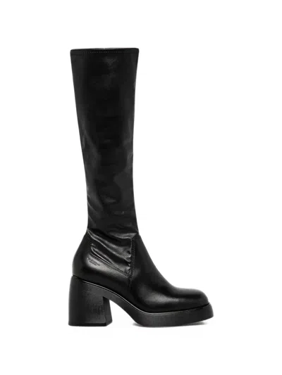 Vagabond Brooke Platform Knee-high Boots In Black