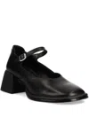 Vagabond Buckle-strap Block-heeled Pumps In Black