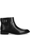 Vagabond Buckled-strap Zip Boots In Black