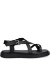 Vagabond Connie Buckled Sandals In Black