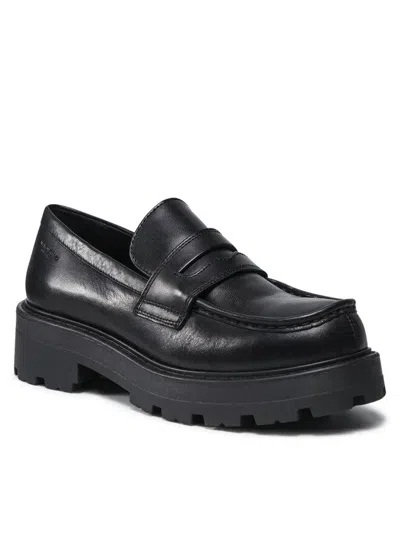 Vagabond Cosmo 2.0 5049-501-20 Flat Women's 8 Black Leather Loafers Shoes Zogg15