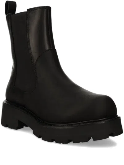 Vagabond Cosmo 2.0 Elastic-panel Platform Boots In Black