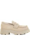 Vagabond Cosmo 2.0 Penny-loafer Platform Loafers In Neutral