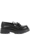 Vagabond Cosmo 2.0 Tasselled Platform Loafers In Black