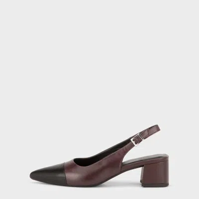 Vagabond Damen Mehrfarbiges, Leder/kombination In Burgundy